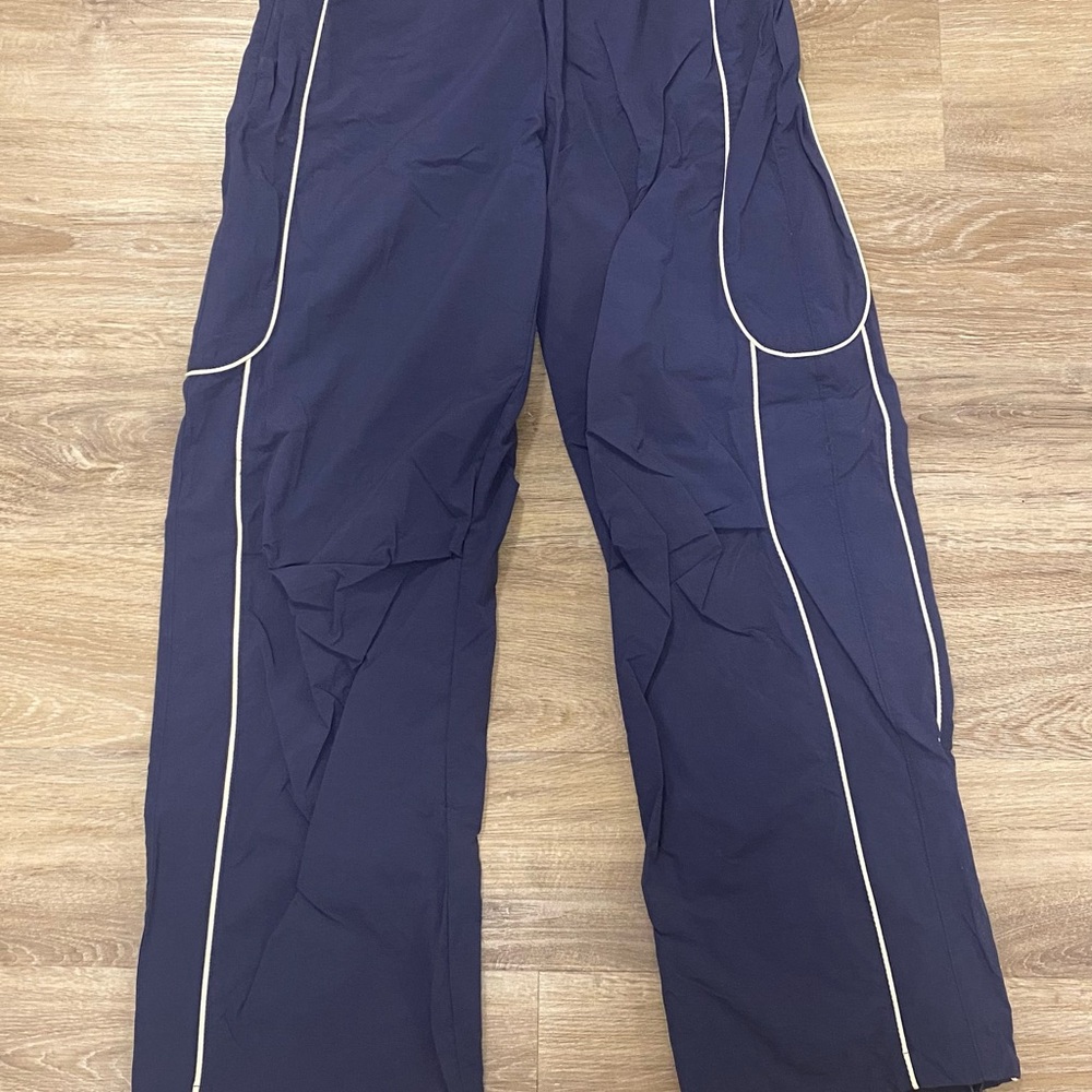 Women's Navy Blue Pants with White Trim